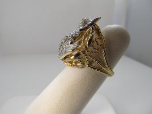 1.25ct diamond frog ring