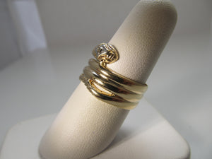 Vintage coiled snake ring