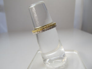 2ct yellow and white diamond eternity band