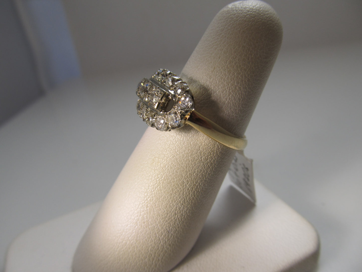 Vintage diamond cluster ring