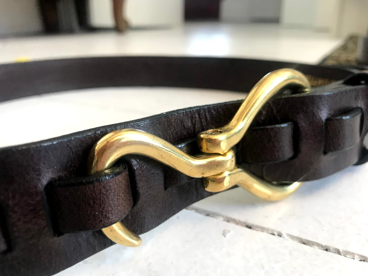 Hand Made Equestrian Hoof Pick leather belt