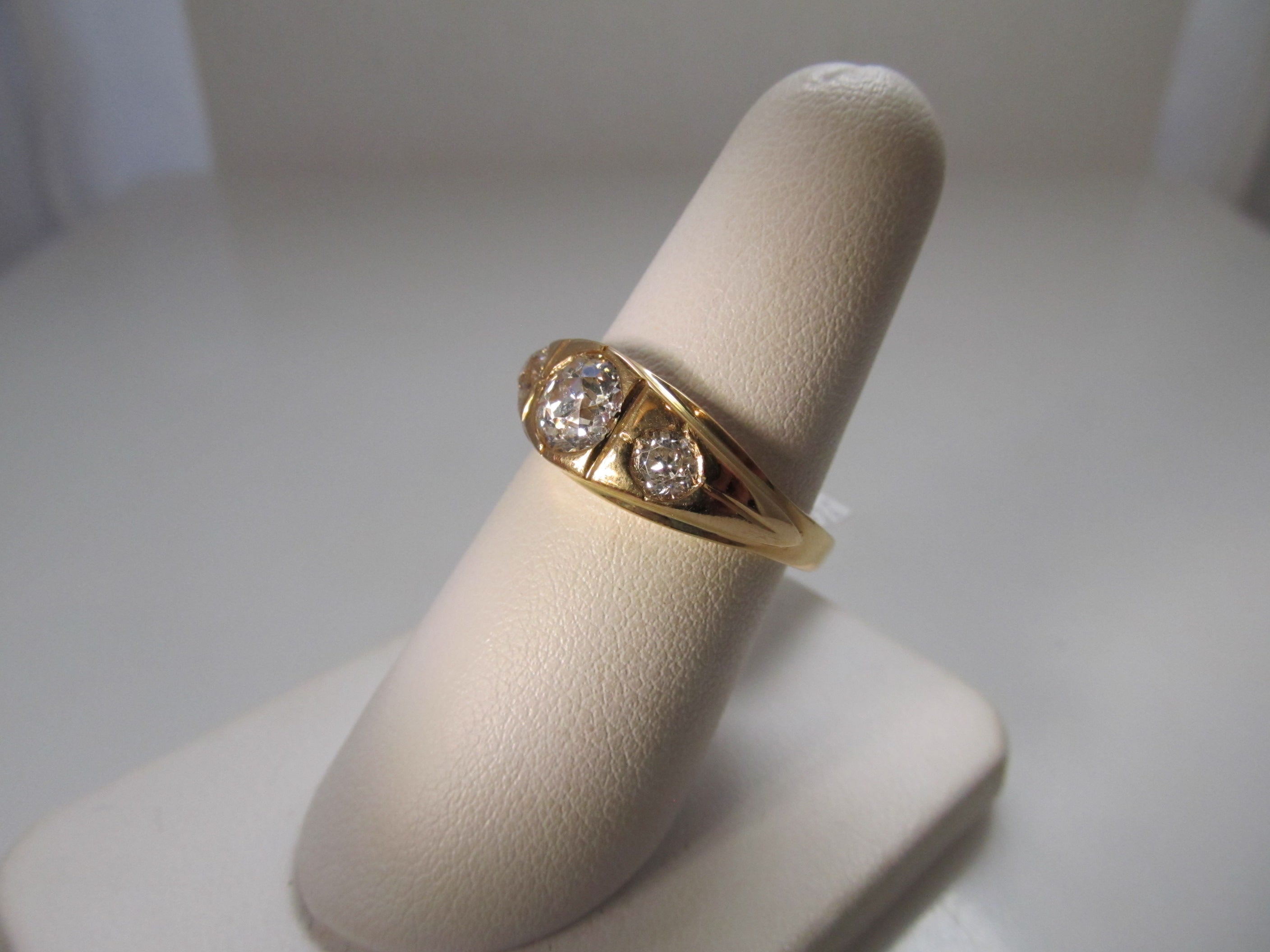 Vintage diamond gypsy ring