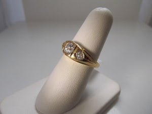 Vintage diamond gypsy ring