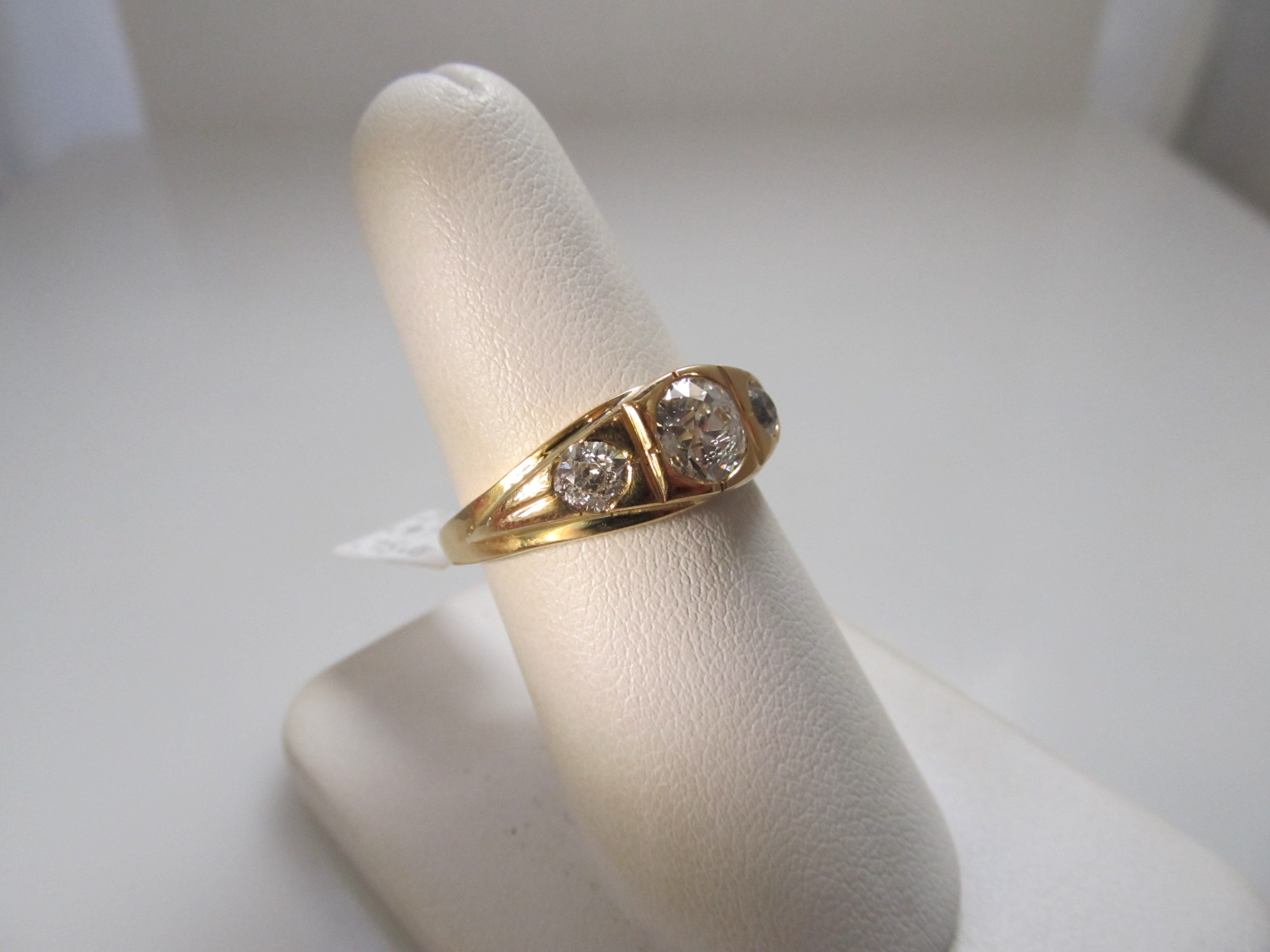 Vintage diamond gypsy ring