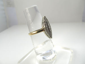 Vintage .50ct diamond cluster ring