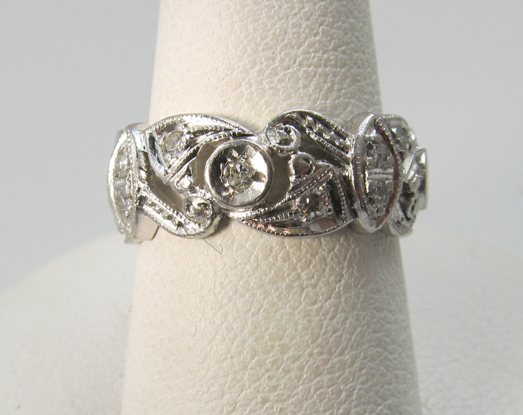 Antique diamond eternity band, Victorious Cape May