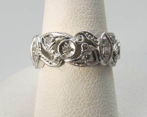 Antique diamond eternity band, Victorious Cape May