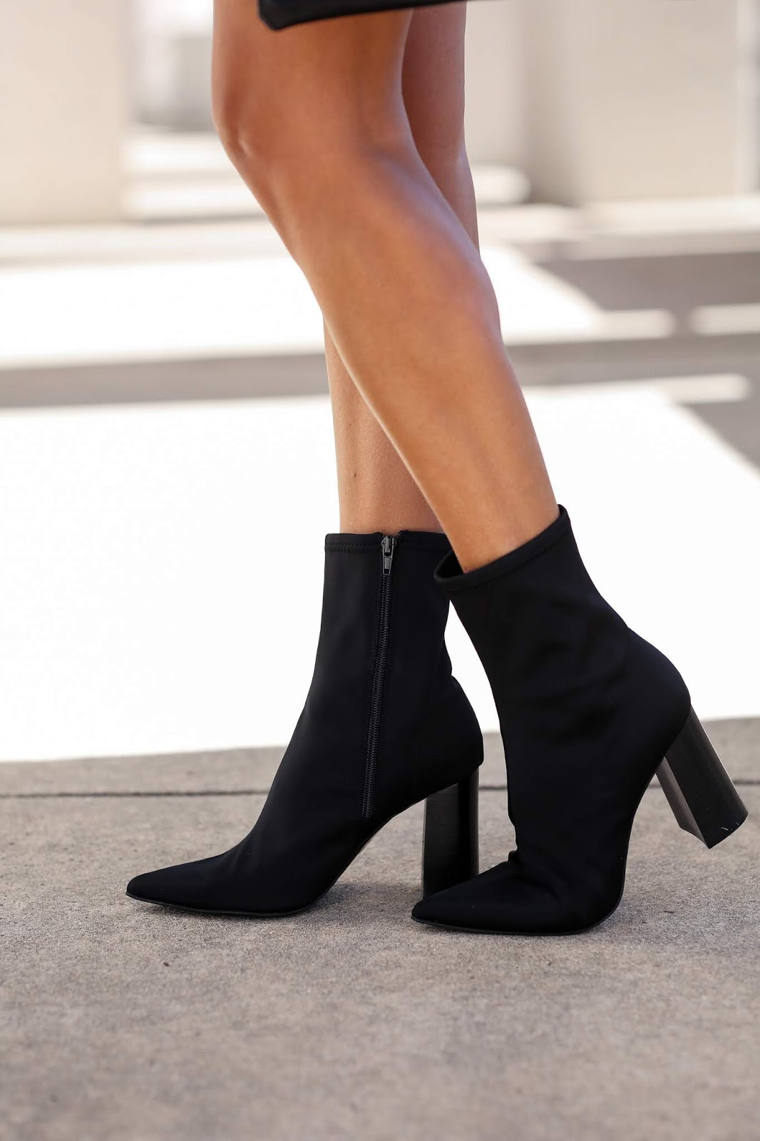 Jeffrey Campbell Siren black ankle bootie Victorious