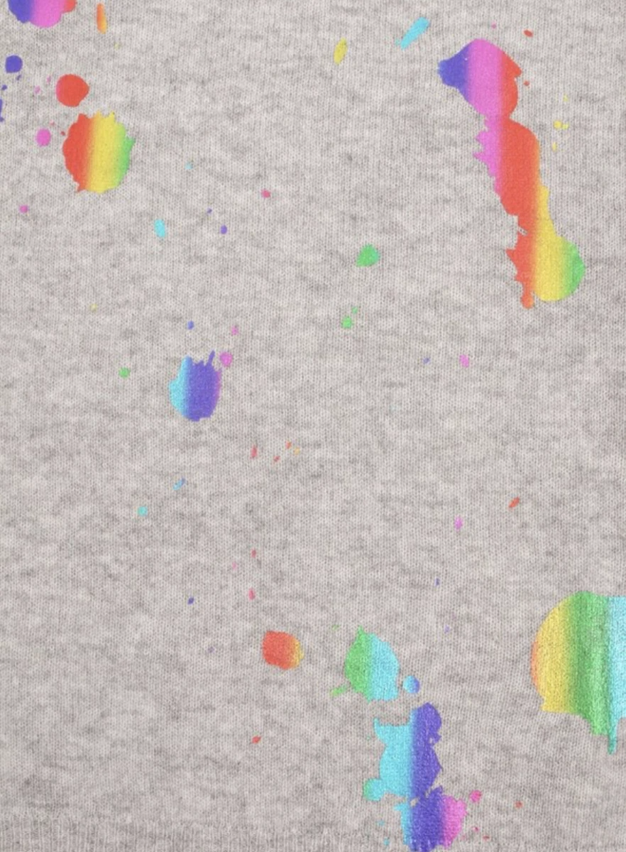 Brodie Cashmere rainbow Foil sweatshirt