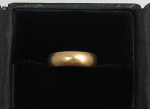14k Yellow Gold Band Dated Nov 2nd 1837.