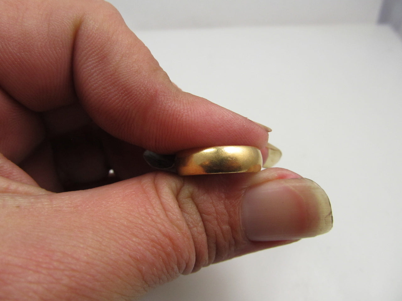 14k Yellow Gold Band Dated Nov 2nd 1837.