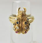 Neat vintage lady bug ring