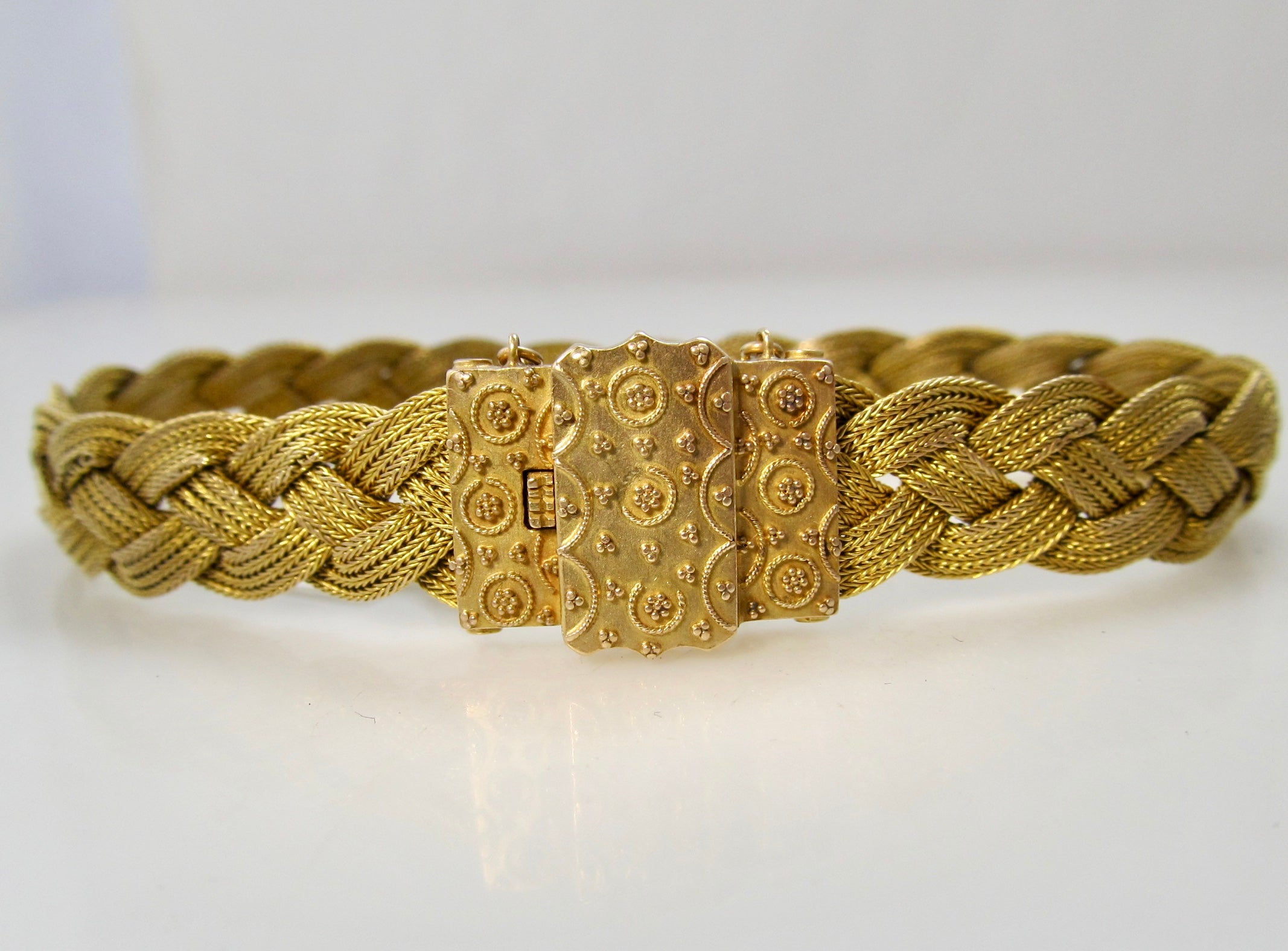 Showroom of Designing fancy antique gold bracelet | Jewelxy - 166333