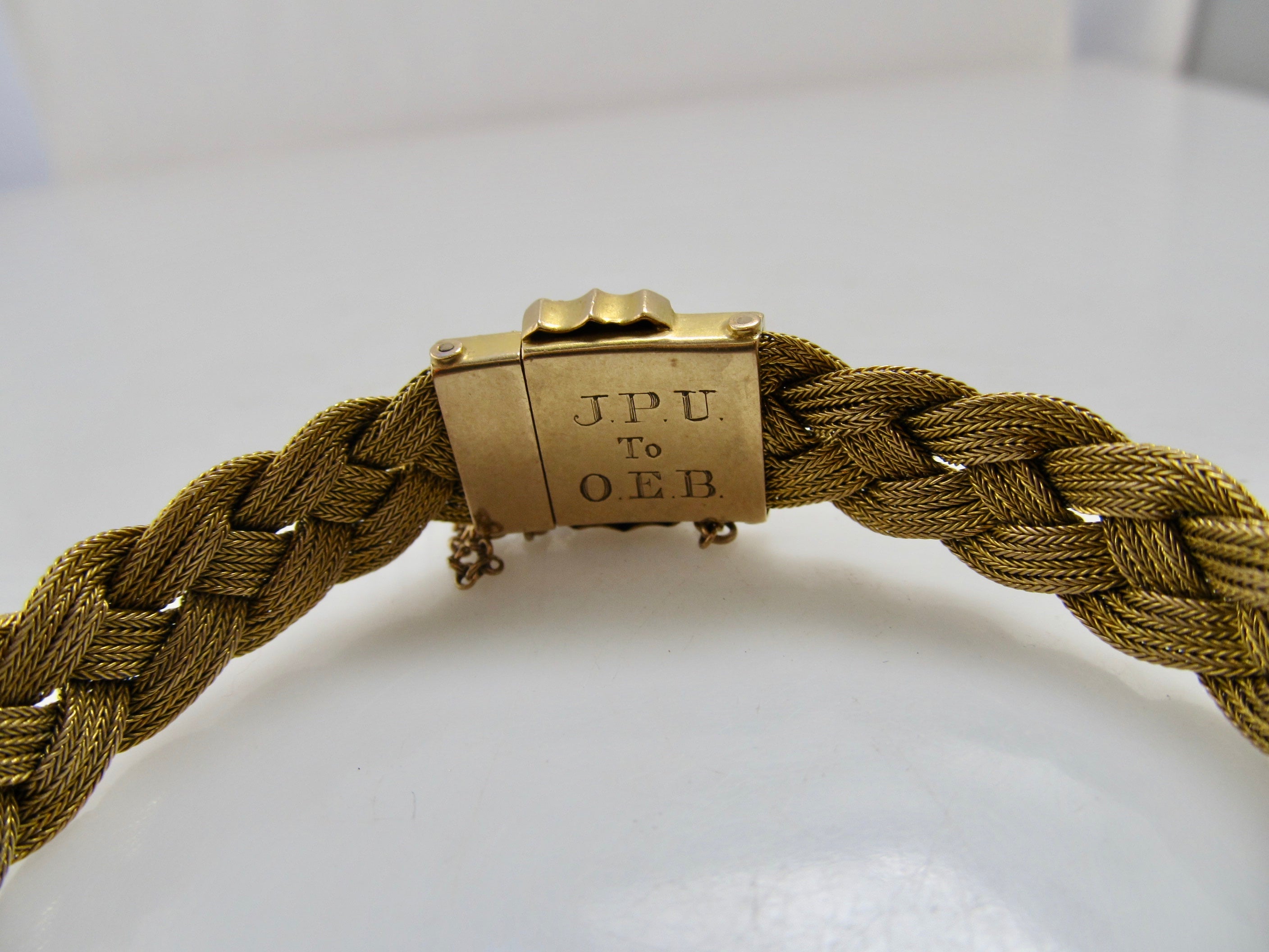 Gold Woven Bracelet-MK-1028 – Michael Kane Lightship Baskets