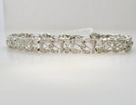 18k white gold diamond bracelet