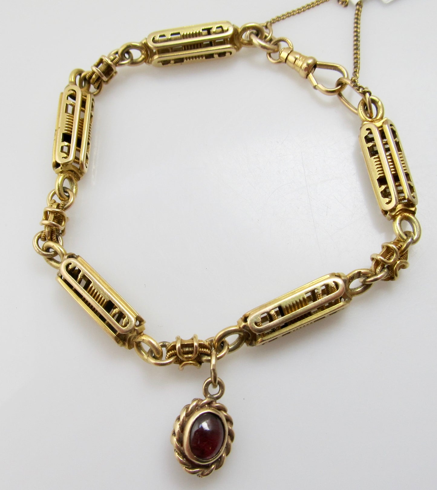 Heavy antique 14k chain bracelet