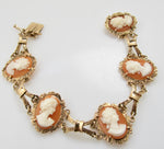 Vintage mulit cameo bracelet