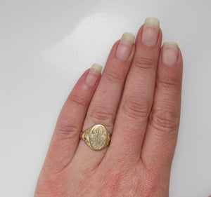 Art Nouveau signet ring