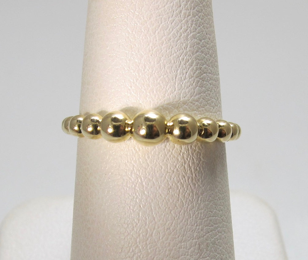 Gabriel & Co bead band ring