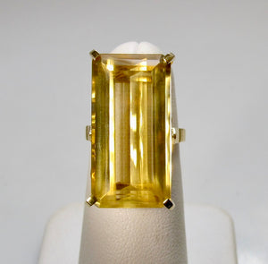 Sunny 16.00ct citrine ring