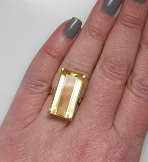 Sunny 16.00ct citrine ring