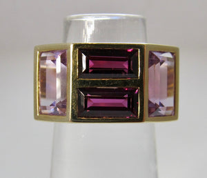 Estate amethyst cocktail ring