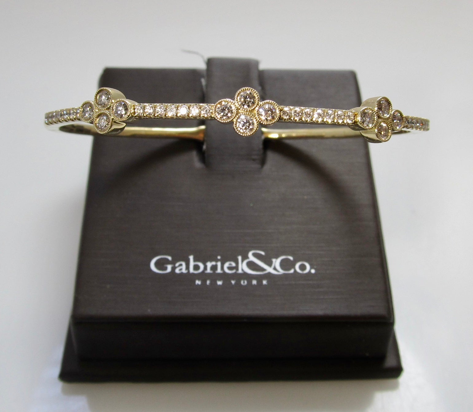 Gabriel & Co diamond bangle bracelet