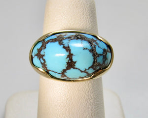 Handmade turquoise ring