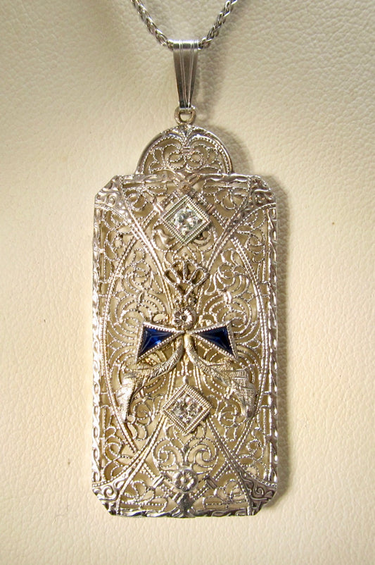 Antique filigree necklace