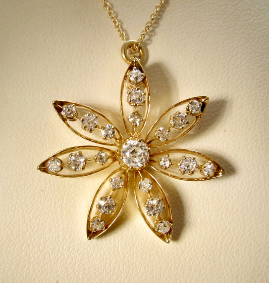 Antique diamond necklace