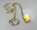 MUST SEE!  Antique locket with a magnifier and picture frame