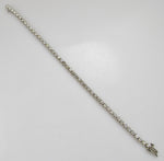 14k white gold diamond tennis bracelet