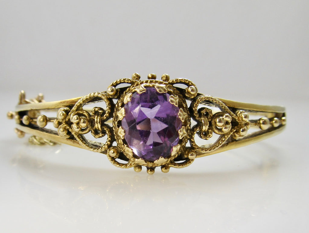 Victorious Cape May, antique jewelry, amethyst bracelet