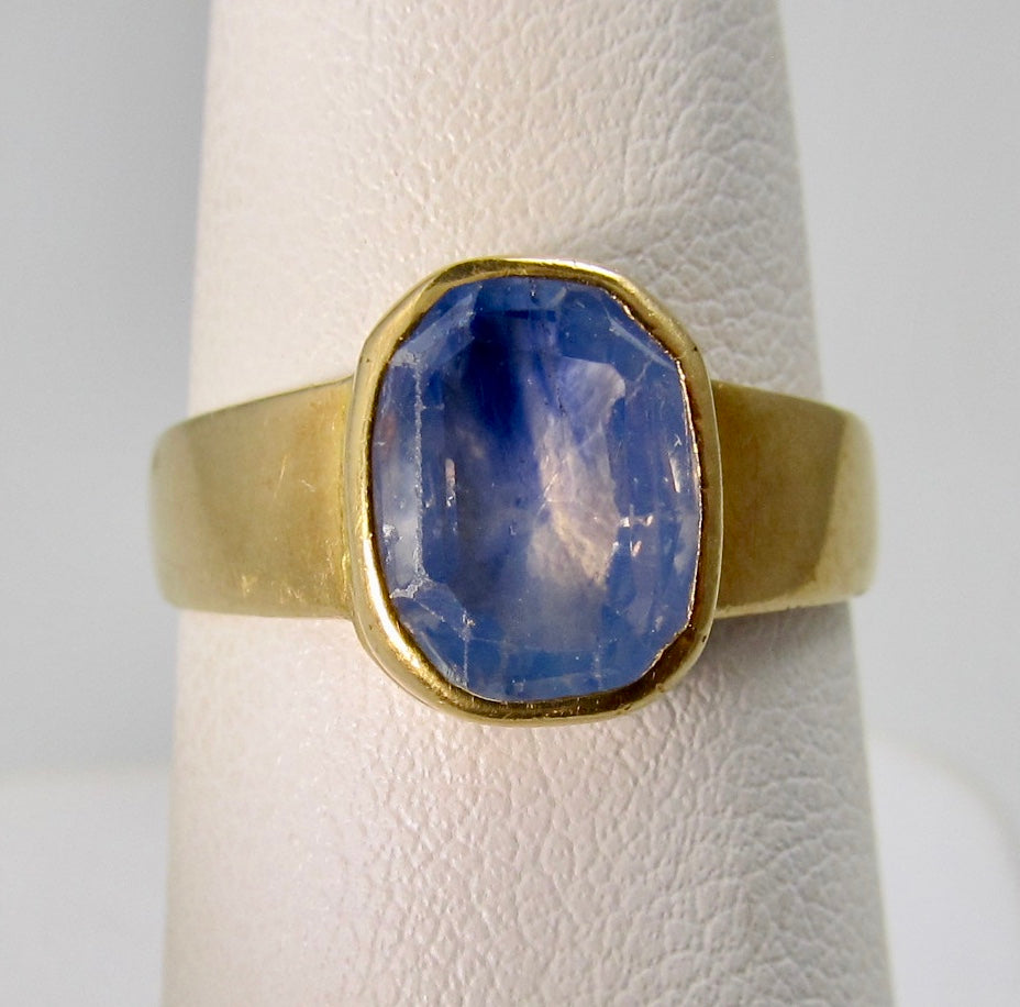Vintage 22k 2ct sapphire ring