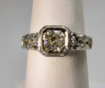 MUST SEE antique filigree diamond ring