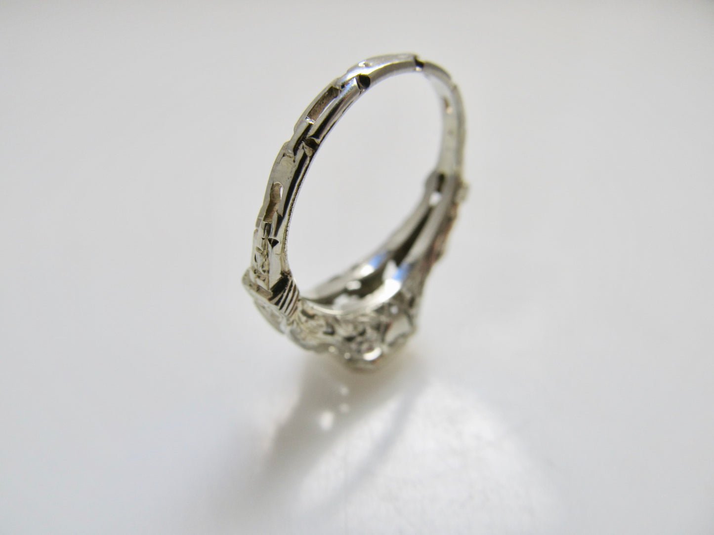 MUST SEE antique filigree diamond ring