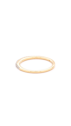 Adina Reyter Pavé Yellow Gold Band