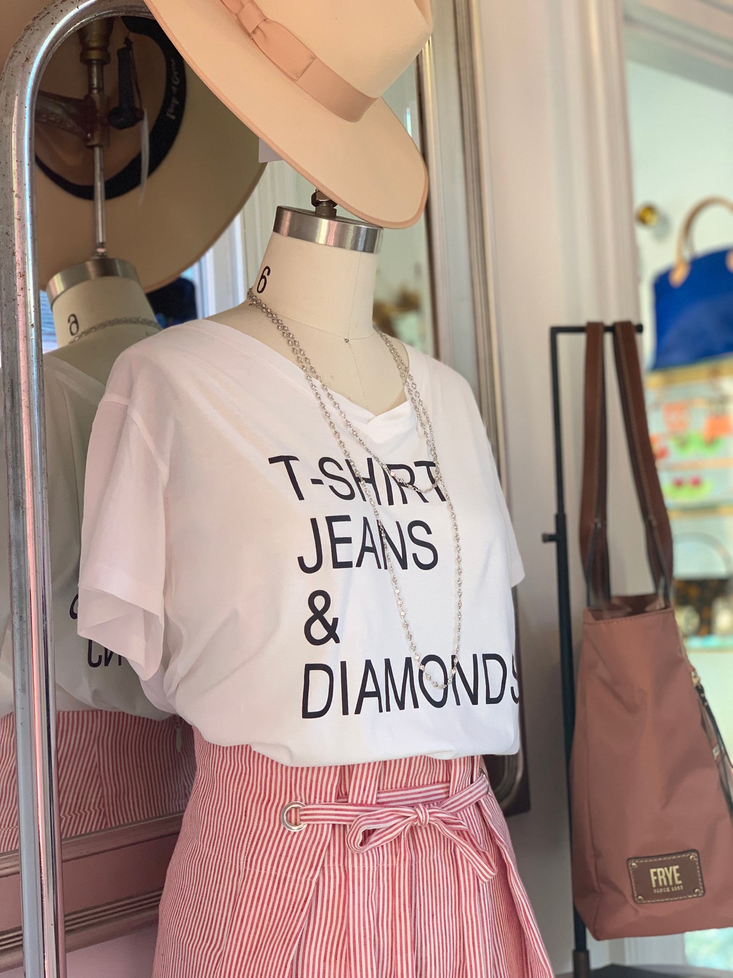 T shirt. Jeans. Diamonds. By Victorious T