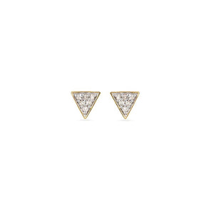 Adina Reyter Triangle Posts Yellow Gold