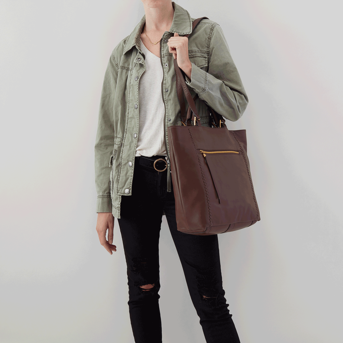 Hobo Ballad Tote Walnut