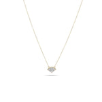 Adina Reyter Super Tiny Pavé Folded Fan Necklace