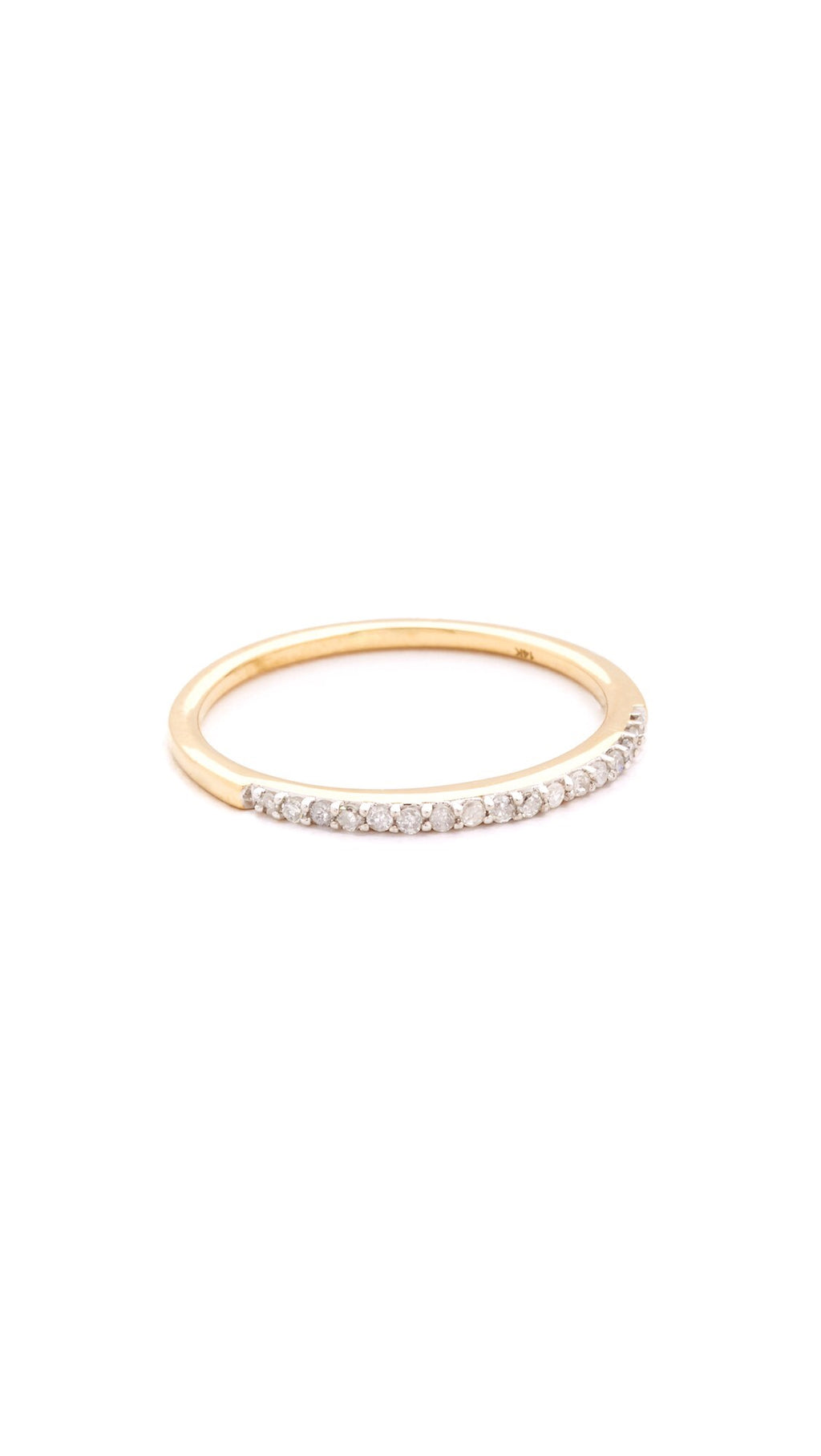 Adina Reyter Pavé Yellow Gold Band