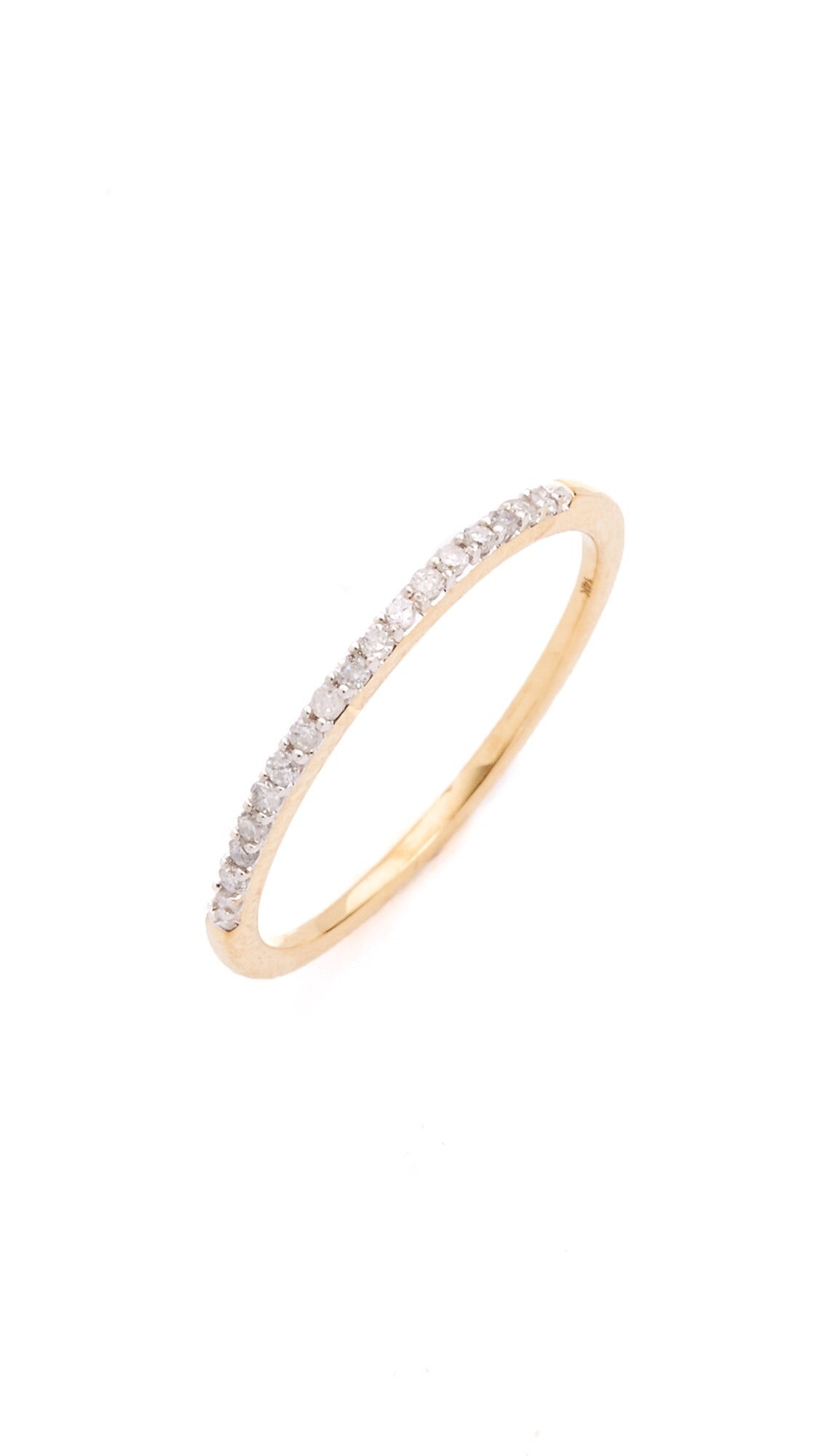 Adina Reyter Pavé Yellow Gold Band