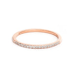 Adina Reyter Pavé Rose Gold Band